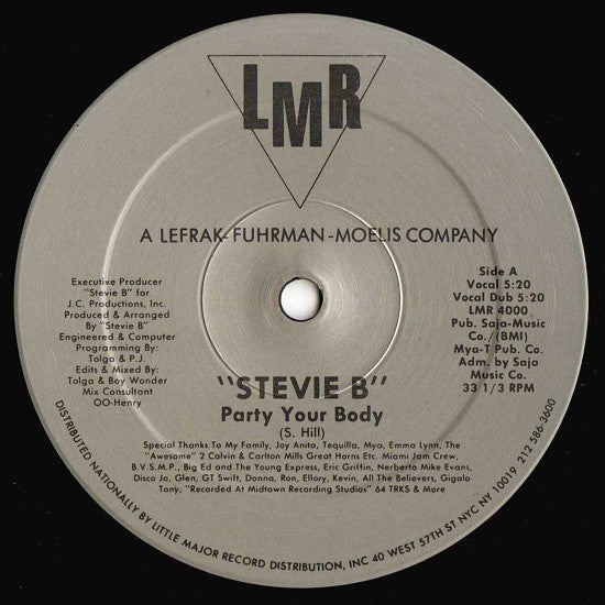Stevie B - Party Your Body