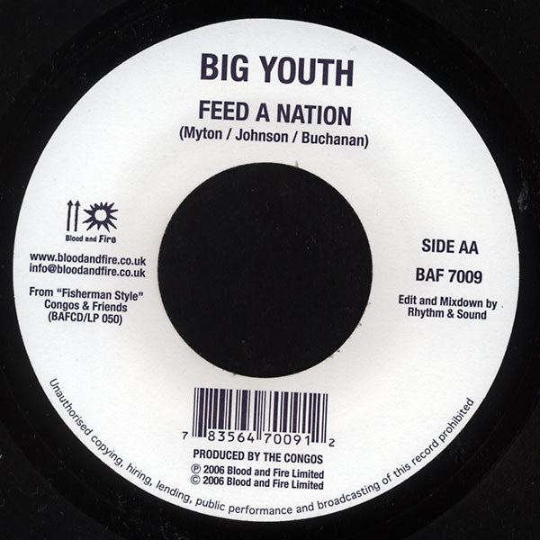 The Congos - Fisherman (Edit) / Feed A Nation