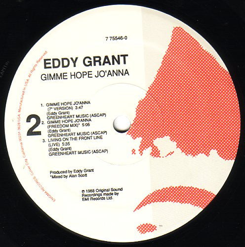 Eddy Grant - Gimme Hope Jo'anna