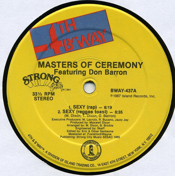 Masters Of Ceremony (2) - Sexy
