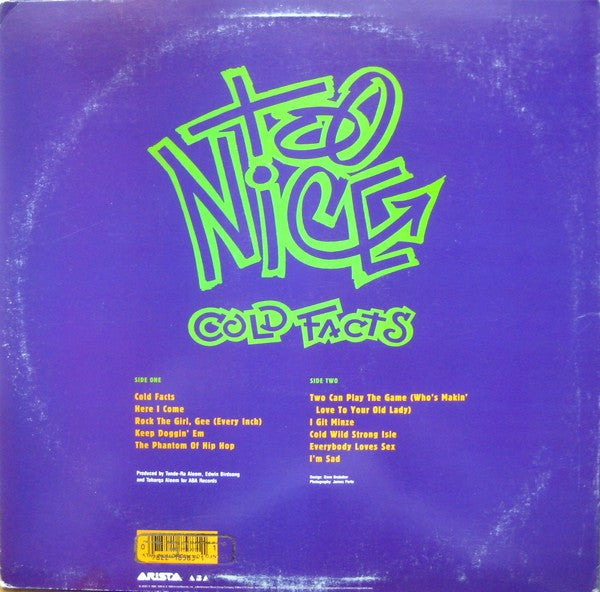 Too Nice - Cold Facts