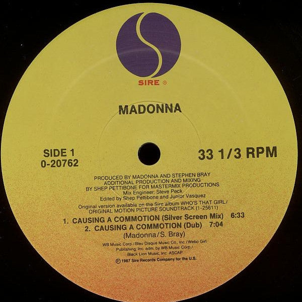 Madonna - Causing A Commotion