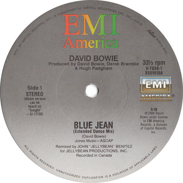 David Bowie - Blue Jean