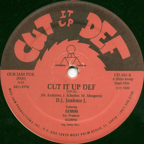 Jealous J - Cut It Up Def