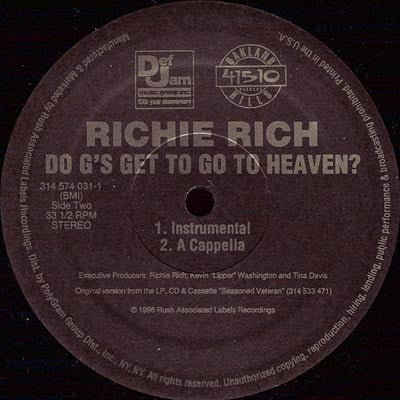 Richie Rich (2) - Do G's Get To Go To Heaven?