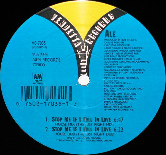 Alé - Stop Me If I Fall In Love