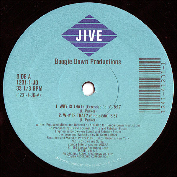 Boogie Down Productions - Why Is That?