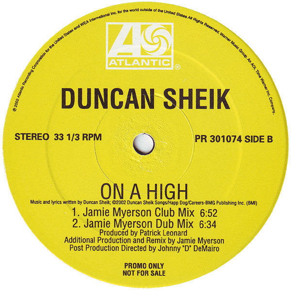 Duncan Sheik - On A High