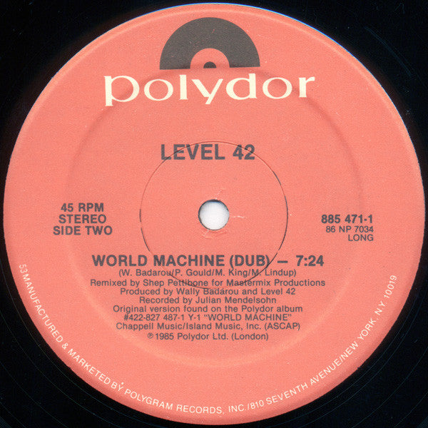 Level 42 - World Machine (The Shep Pettibone Remix)