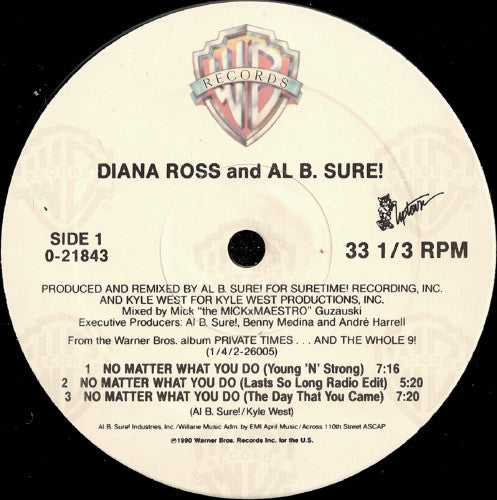 Diana Ross - No Matter What You Do / Al'l Justify Your Love