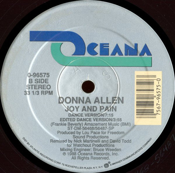 Donna Allen - Joy And Pain