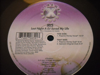 Iris (4) - Last Night A DJ Saved My Life