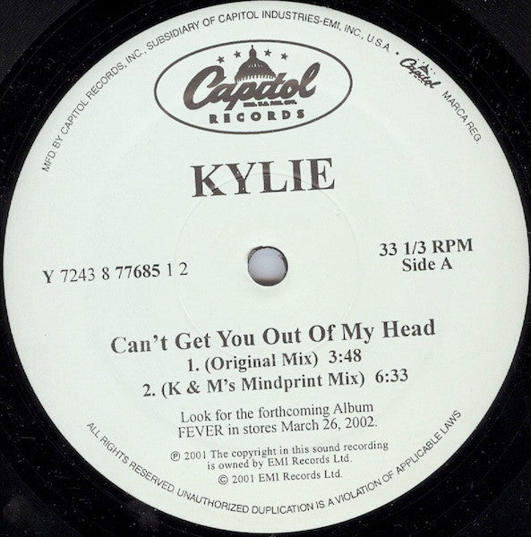 Kylie Minogue - Can't Get You Out Of My Head