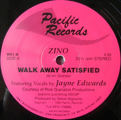 Zino (2) - Walk Away Satisfied
