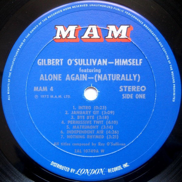 Gilbert O'Sullivan - Himself