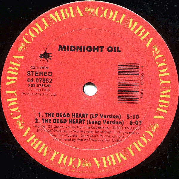 Midnight Oil - Beds Are Burning / The Dead Heart