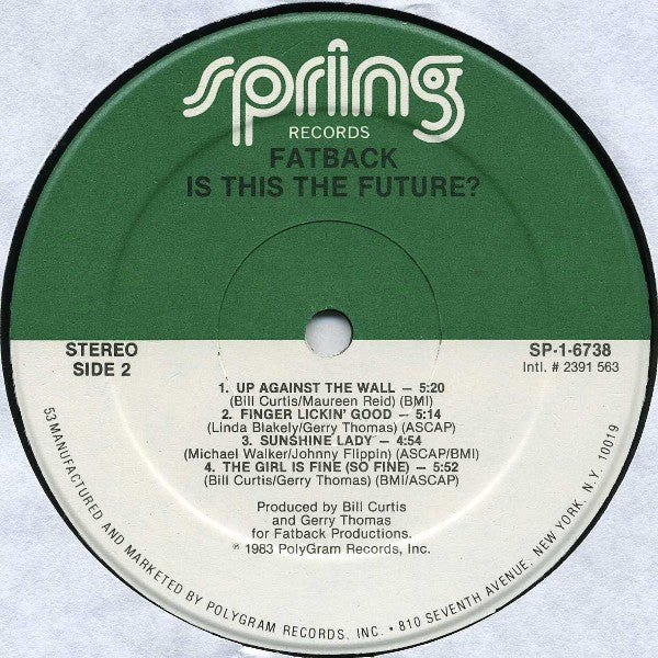 The Fatback Band - Is This The Future?