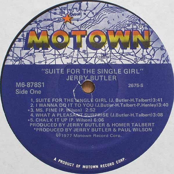 Jerry Butler - Suite For The Single Girl