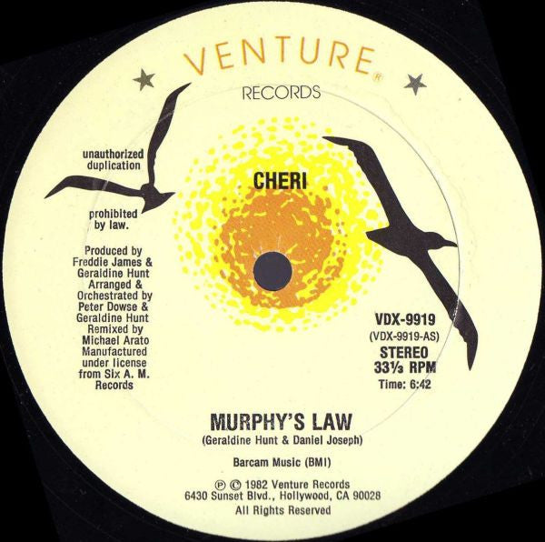Cheri - Murphy's Law