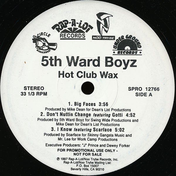 5th Ward Boyz - Hot Club Wax