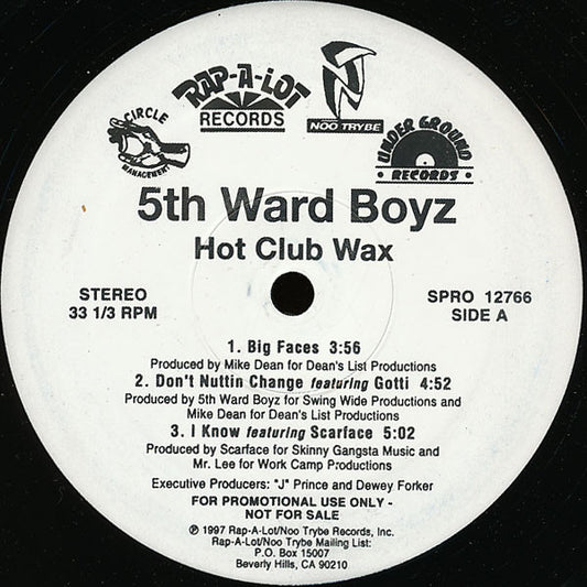 5th Ward Boyz - Hot Club Wax
