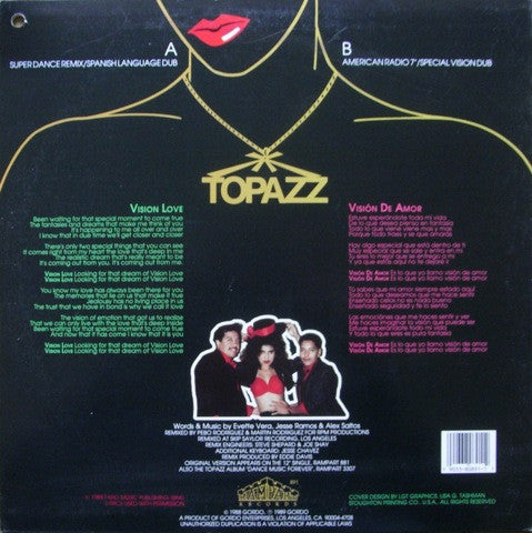 Topazz (2) - Vision Love (Super Dance Remix)