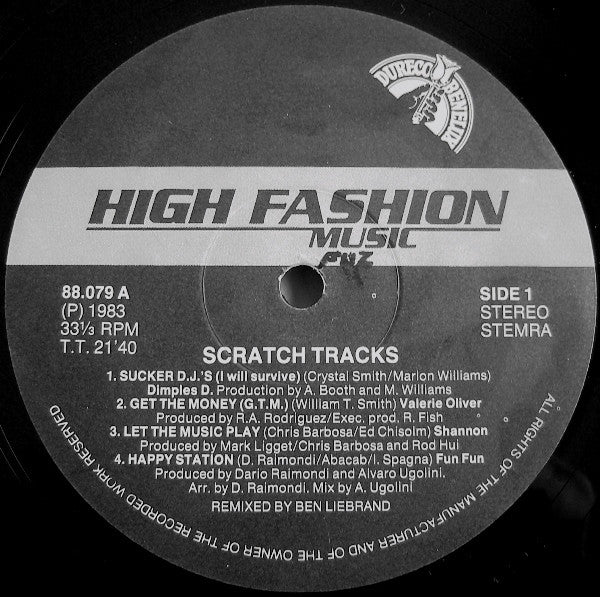 Various - Scratch Tracks (Specially Mixed Scratch Version)