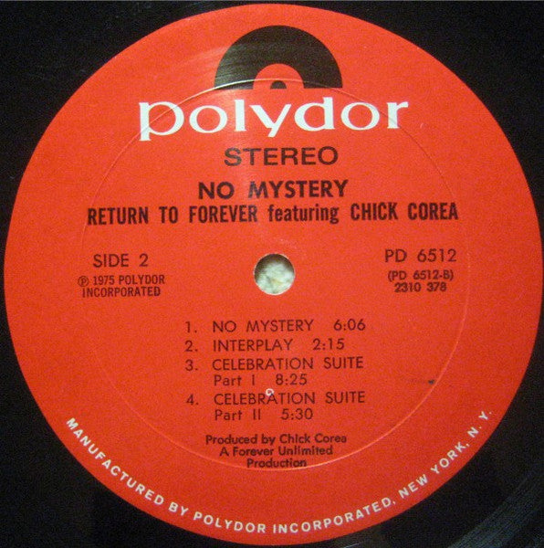 Return To Forever - No Mystery