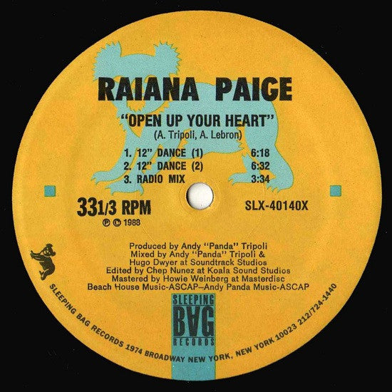 Raiana Paige - Open Up Your Heart