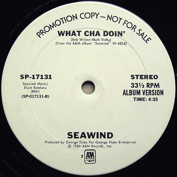 Seawind - What Cha Doin'