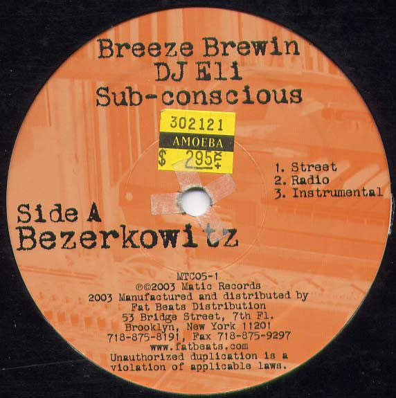 Breezly Brewin - Bezerkowitz / A Good Combination