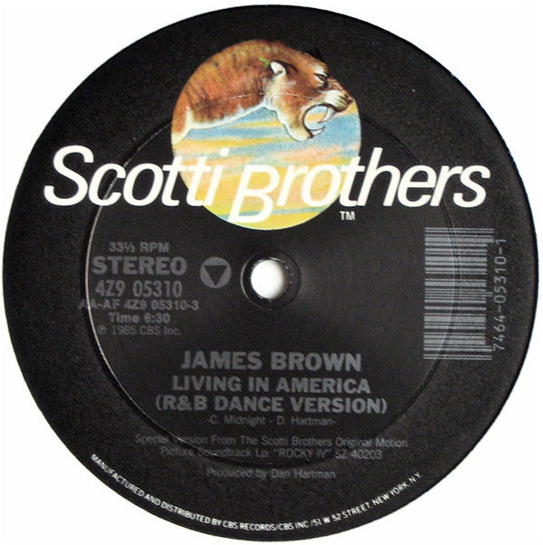 James Brown - Living In America (12" Extended Dance Mix)