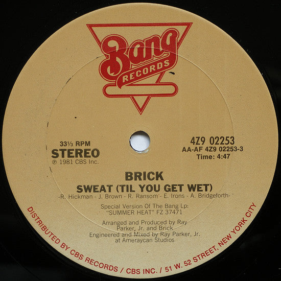 Brick - Sweat (Til You Get Wet)