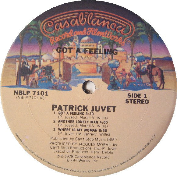 Patrick Juvet - Got A Feeling