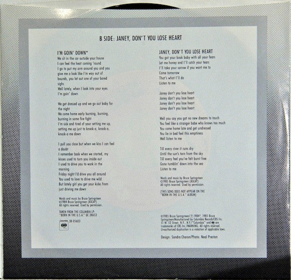 Bruce Springsteen - I'm Goin' Down