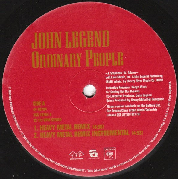 John Legend - Ordinary People