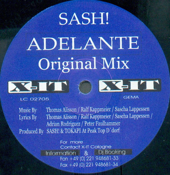 Sash! - Adelante