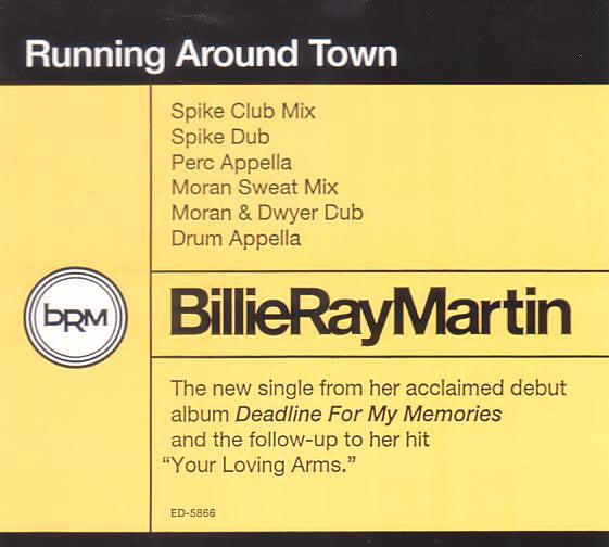 Billie Ray Martin - Running Around Town