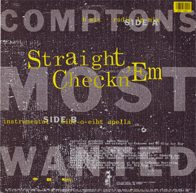 CMW - Straight Checkn 'Em (Special 12" Mixes)