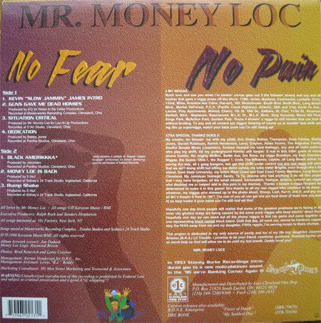 Mr. Money Loc - No Fear No Pain