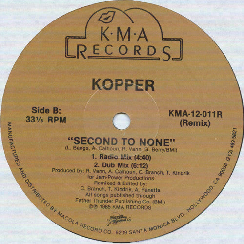 Kopper (2) - Second To None (Remix)