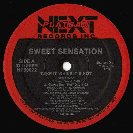 Sweet Sensation - Take It While It's Hot