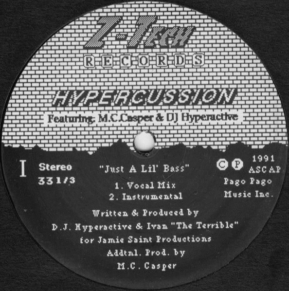 Hypercussion - Just A Lil' Bass / The Future Is Ours