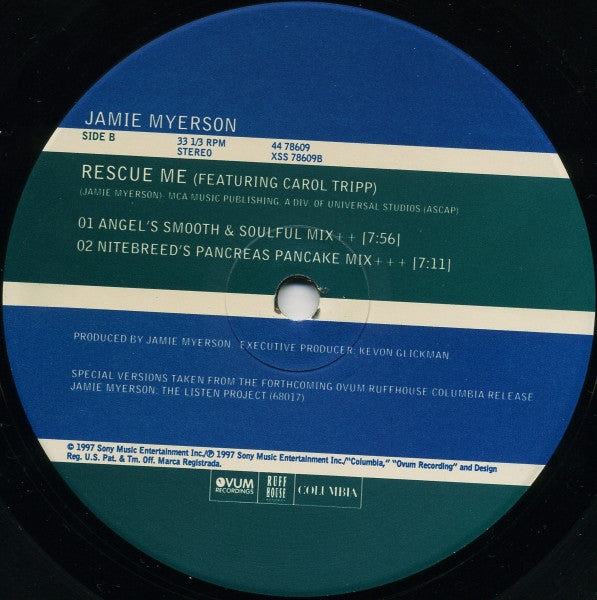Jamie Myerson - Rescue Me