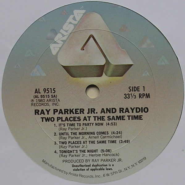 Ray Parker Jr. And Raydio - Two Places At The Same Time