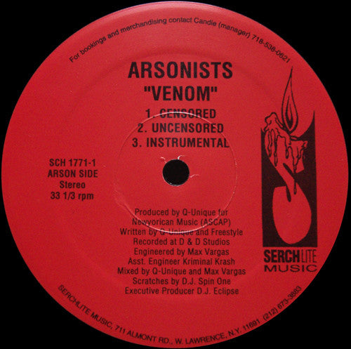 The Arsonists - Venom / Seed