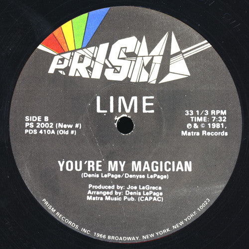 Lime (2) - Babe, We're Gonna Love Tonite / You're My Magician