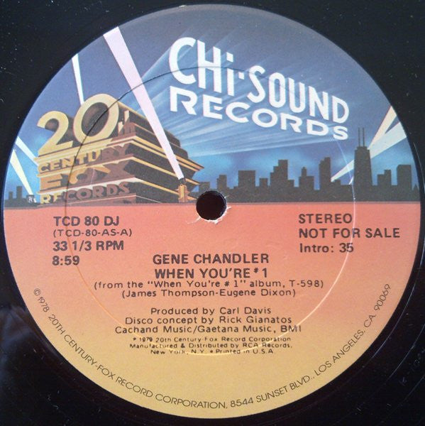 Gene Chandler - When You're # 1