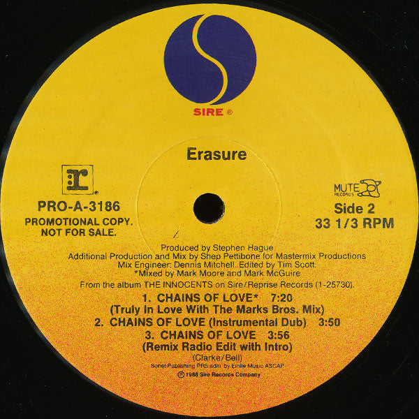 Erasure - Chains Of Love