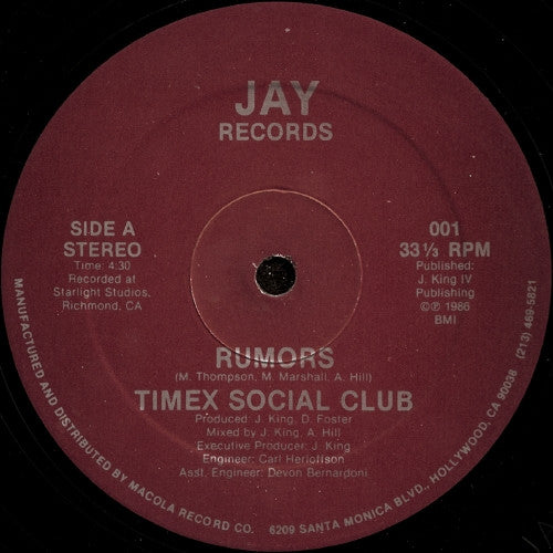 Timex Social Club - Rumors